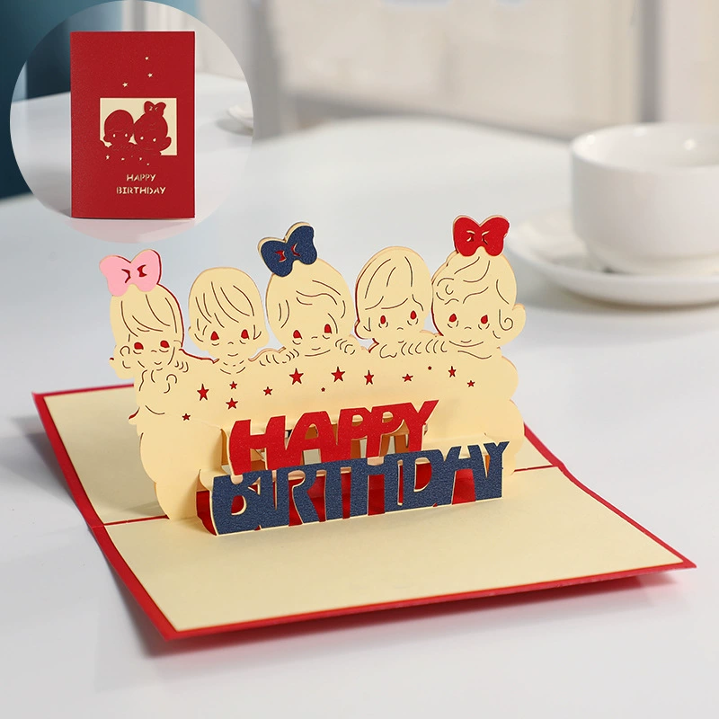 Christmas 3D three -dimensional puzzle Creative ornaments Christmas party Paper carving multiple options
