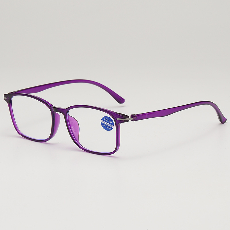 2025 new ultra-light anti-blue reading glasses middle-aged and elderly fashion reading glasses men and women HD mobile phone reading mirror