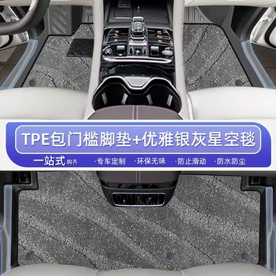 Pack Threshold TPE Car Foot | Ayaqaltılar (Kovriklər) - 25-models-21-models-song-plusdmi-elegant-silver-gray-covered-door-sill-mats-high-end-starry-sky-blanket