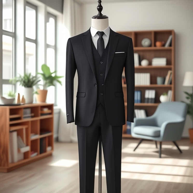 2026 Korean Style Regular Men's Suit with Slit, Slim Fit, Notch Lapel, Casual Suit, Formal Wear, Groomsmen Suit, Stylish