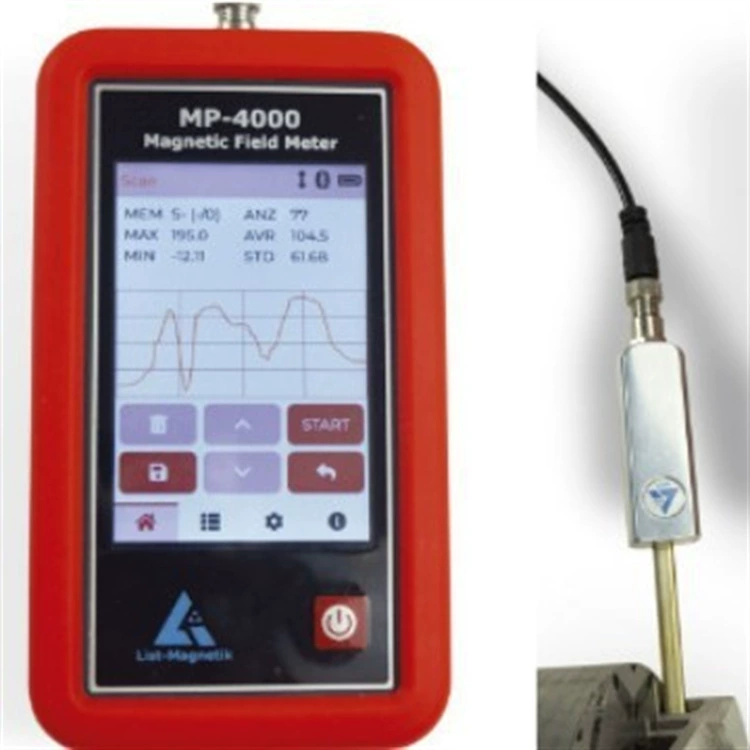 Немецкий список MP-4000 Измеритель Гаусса MP-1000 Тестер магнитного поля Тесла-метр