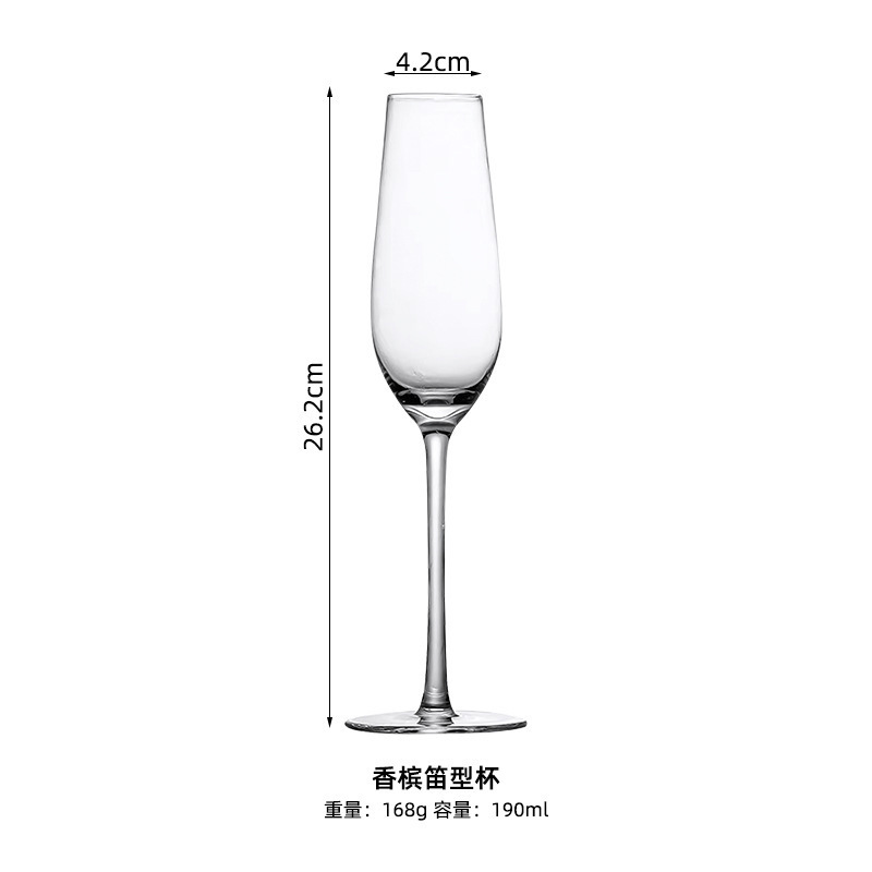 Crystal Champagne Cups Spuming Wine High Foot Cup Set Home Creativity Cups Wine Cups Cocktail Cups Wine Cups
