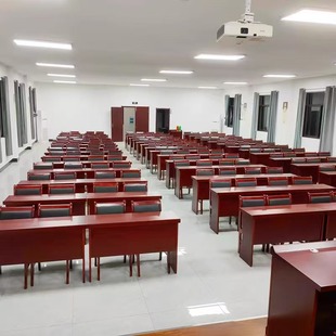 Table Office Desk Conference Table and Chair Combination Conference Long Table Wooden Strip Table Training Table Combination
