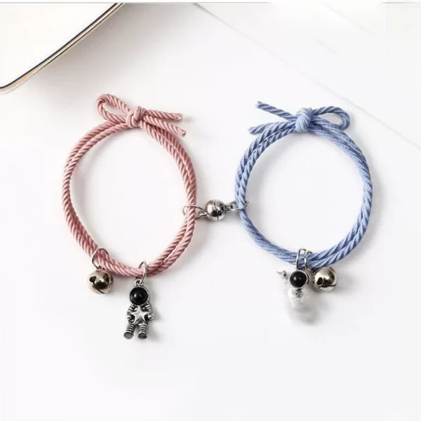 Star picker spaceman gift for boyfriend spaceman couple suction bracelet pair Bell gadget birthday gift