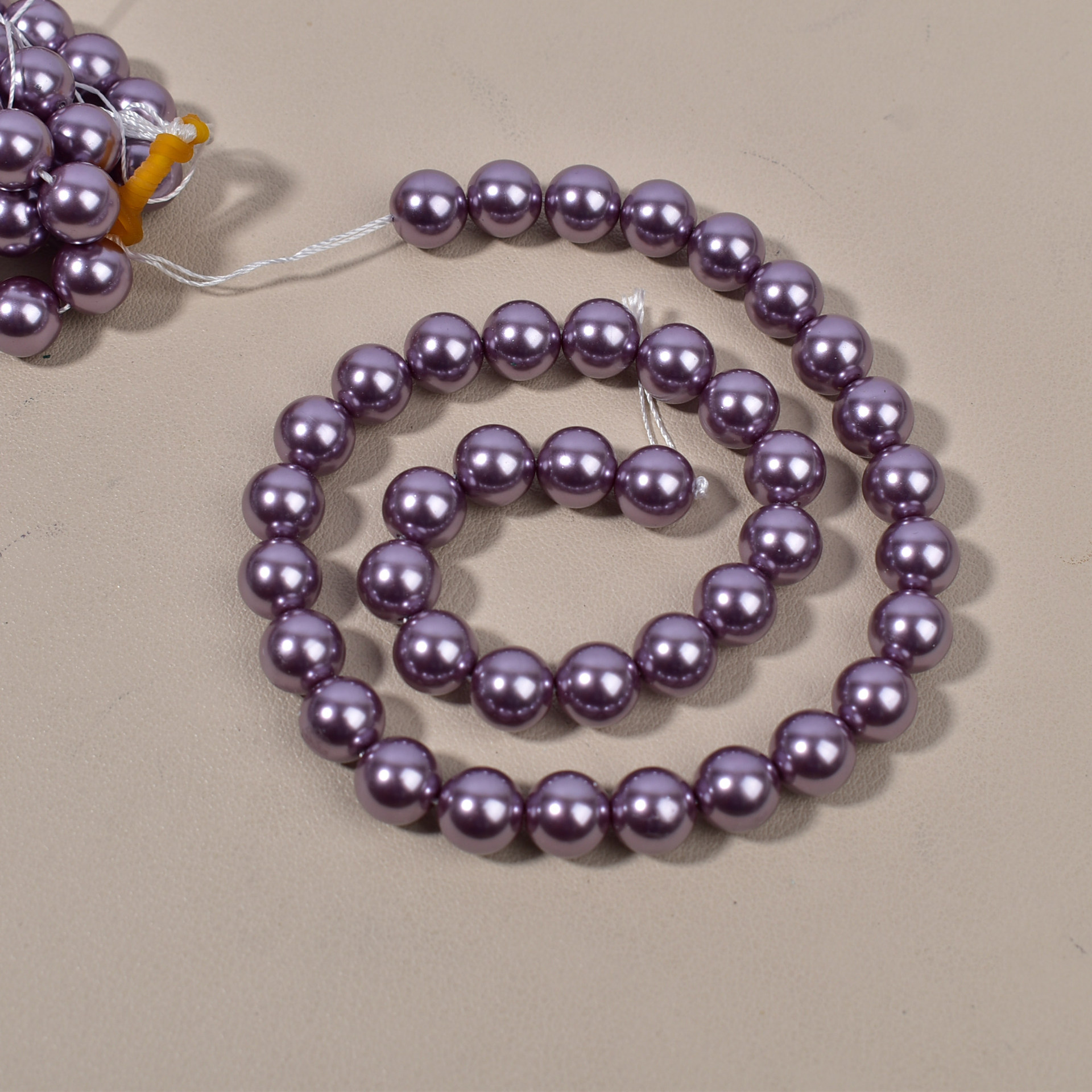 蝶貝模造真珠散珠DIYネックレス手作りジュエリーアクセサリー直穴カラフルパール原材料卸売ガラス