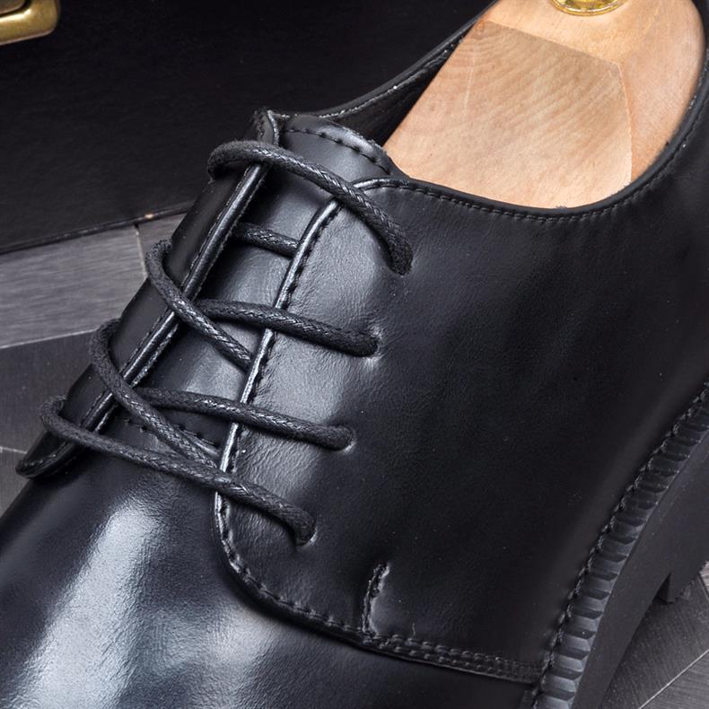 ShoeVault Neue Business-Schnürschuhe für Herren, Derby-Schuhe mit runder Zehenpartie, dicker Sohle und Plateau, die die Körpergröße erhöhen – ideal für Hochzeiten._voghion.com