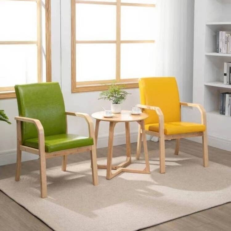 Solid Wood Dining Chair for Home Use, Simple Bentwood Armrests and Backrest, Office and Nursing Home Chair, Mahjong Chair, Comfortable Nordic Style Internet Celebrity Chair Solid Wood Dining Chair for Home Use, Simple Bentwood Armrests and Backrest, Office and Nursing Home Chair, Mahjong Chair, Comfortable Nordic Style Internet Celebrity Chair