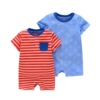 Foreign trade summer infants and young children flat -angle climbing clothes two -piece suit climbing clothing baby body