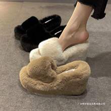 �鼆�Y��ëë��ЬŮ�ﶬ�⴩2025�¿��¸�����9cm����ɸ�Ь