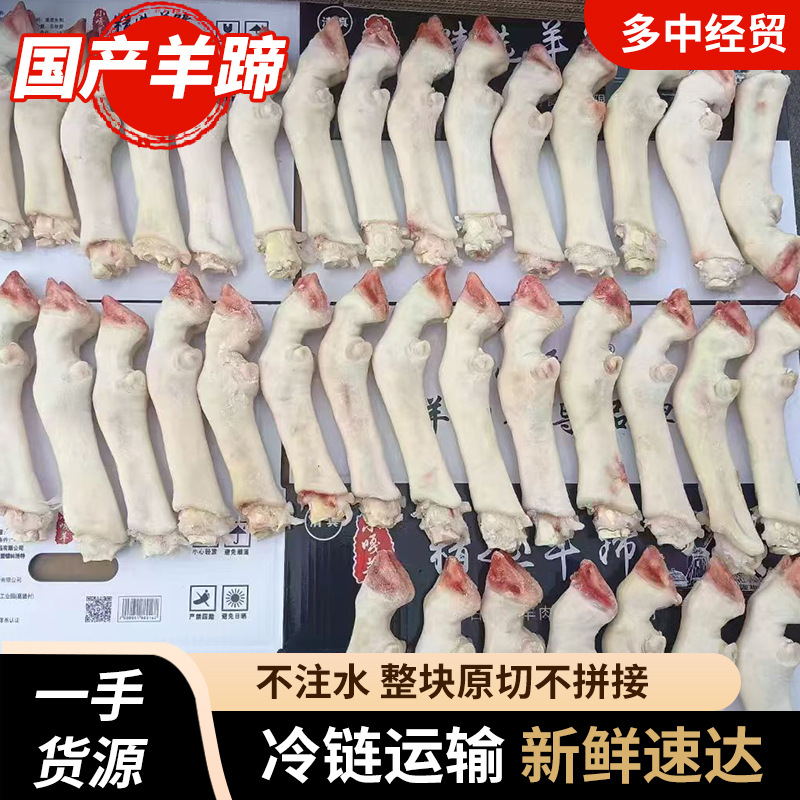 现货批发国产羊蹄商用卤味熟食店食材清炖羊蹄配萝卜红烧羊蹄食材
