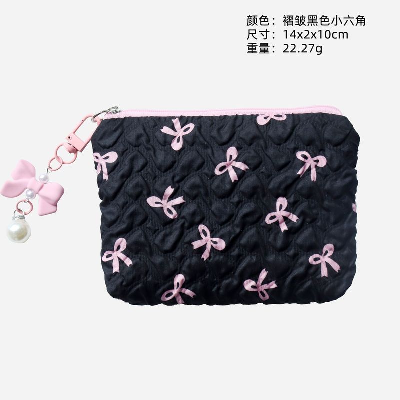 跨境蝴蝶结化妆包高颜值零钱包收纳包迷你口红化妆包耳机包卡包|undefined