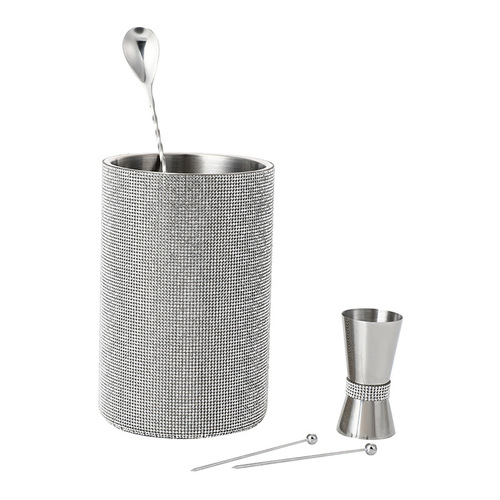 Manufacturer wholesale stainless steel ice bucket bar bucket double-layer insulation KTV beer red wine champagne bucket refrigerated bucket commercial
