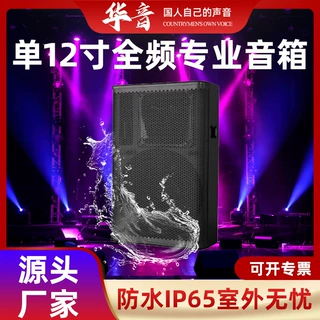 单12寸舞台专业音响会议室演出广场舞重低音音箱会议音箱设备套装