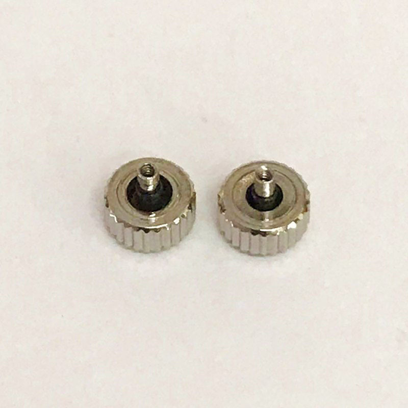 (2개) 시계 핸들 헤드 액세서리 스틸 핸들 헤드 SHI YING 기계식 시계 핸들 헤드 시계 크라운 긴 튜브 핸들 헤드 3.0-6.5