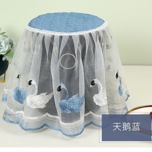 자수 백조-블루