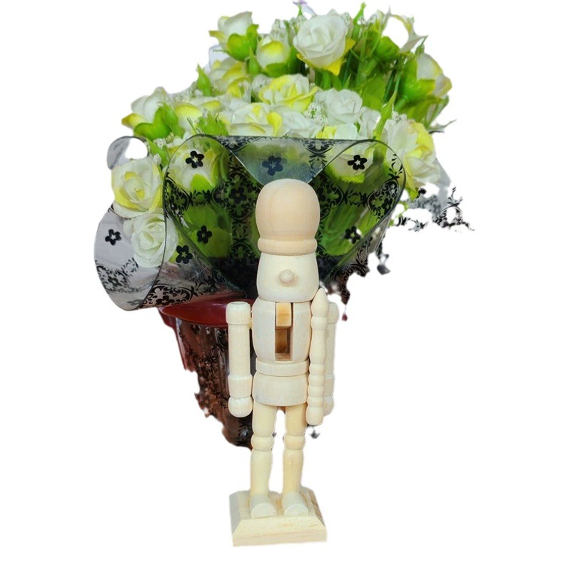 Прямые поставки с фабрики на складе 12 см Кукла Щелкунчика Белый эмбрион грецкий орех солдат украшения грецкий орех Щелкунчик