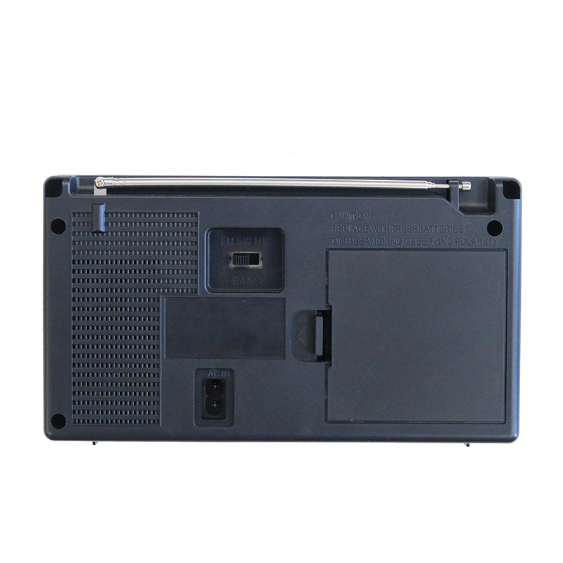 Comercio exterior nostálgico retro radio de la tercera edad completamente disponible enchufe de batería seca simple operación de gran volumen de escritorio