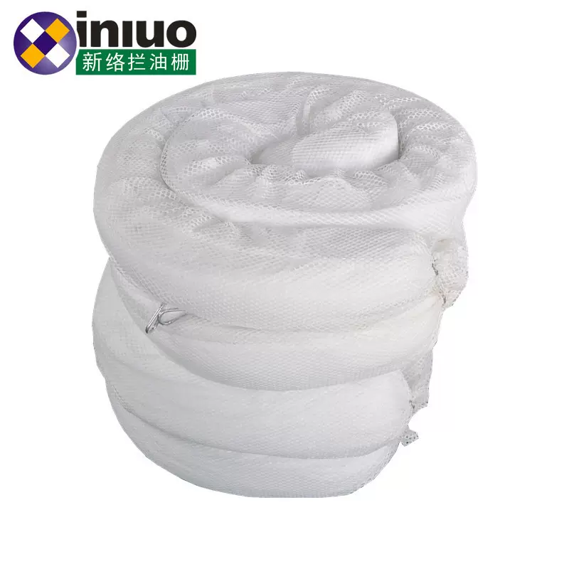 批发5203拦油栅 吸油拖栏 20CM长3米水面围油绳 吸油条水面吸油绳