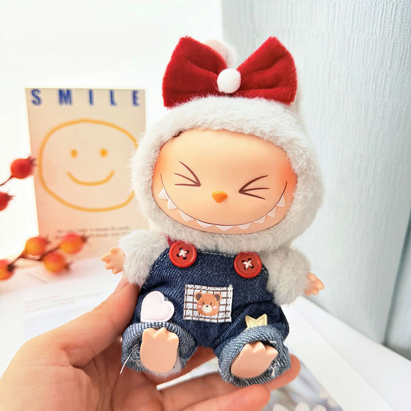 仅衣服] 一/二代La布布衣服挂件拉布布坐坐派对娃衣挂件草莓熊萌|undefined