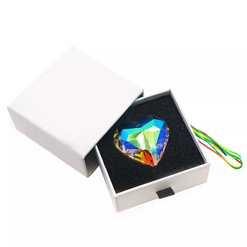 Sun Catcher Cristal Vidrio Cubo Transfronterizo Sun Catcher Colocado Prisma Sunshine Catcher Adornos