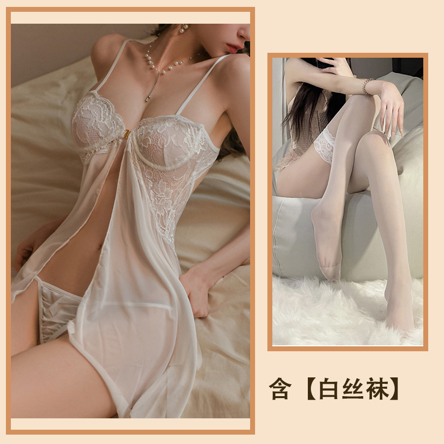 흰색 + 흰색 스타킹
