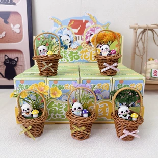 Мини-фигурки в корзинке DIY для стола