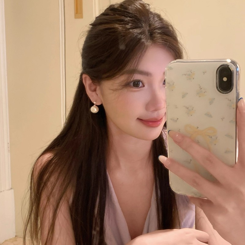 轻奢小众高级感简约气质珍珠耳钉女韩系爆款百搭时尚网红同款耳环|undefined