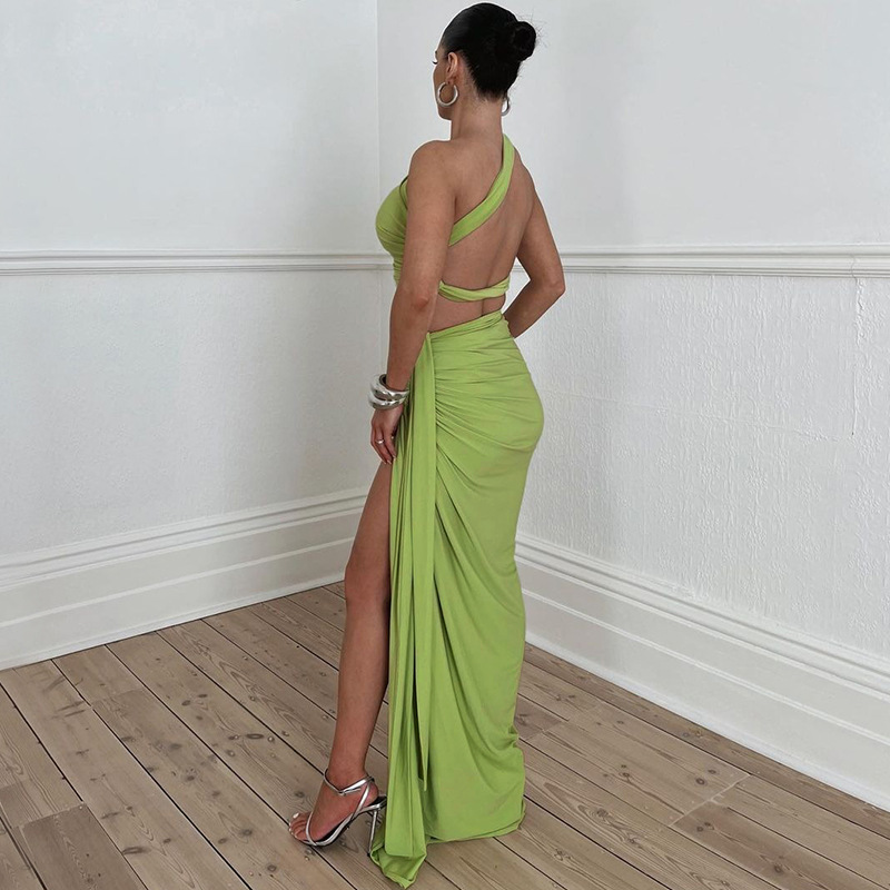 Elegant Solid Color Skirt Sets Spandex Polyester Skirt Sets Two-Piece Sets display picture 18