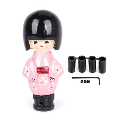 Cab and accessories lucky cat gear head block - kimono-doll-stall-head-pink
