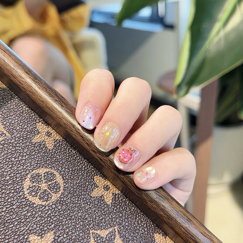 Colorful Her - [Top Choice] Handmade Watermelon Autumn/Summer Cat Eye Cool Spicy Style High-End Whitening Nail Stickers