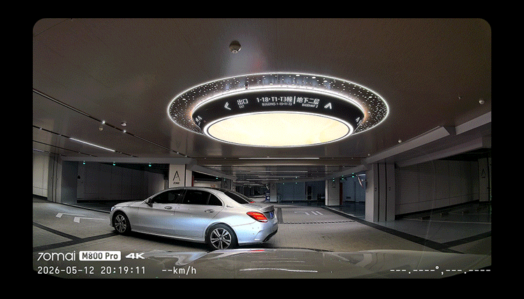 70Mai M800Pro Dash Cam 4K Ultra-Clear Night Vision Front and Rear Dual Recording Parking Monitoring 70Mai Dual Camera