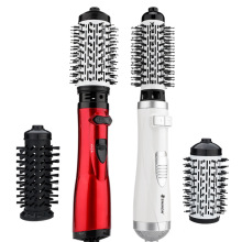 跨境热卖自动旋转多功能热风梳大波浪二合一卷发棒直发梳吹风梳
