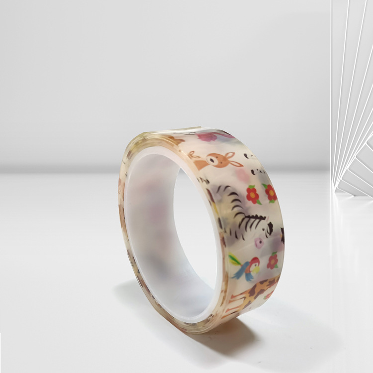 水洗复用彩色双面胶纳米胶带PU双面胶万次纳米双面胶透明可移胶贴