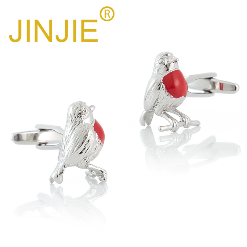 New Arrival High-Quality Silver Azalea Metal Cufflinks — Wholesale French-Style Shirt Cufflinks for Men, Ideal for International Trade