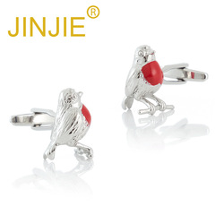 New Arrival High-Quality Silver Azalea Metal Cufflinks — Wholesale French-Style Shirt Cufflinks for Men, Ideal for International Trade