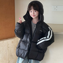儿童双面穿羽绒服韩版男童女童中大童加厚连帽白鸭绒保暖童装外套