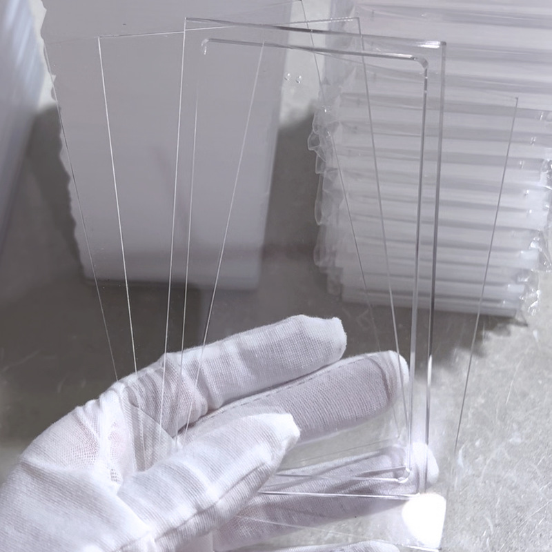 Liusha Mahjong Acrylic Transparent Material Right Angle Frame Liusha Diy Self-made Mold Card Brick Liusha Vertical Brand Pendant