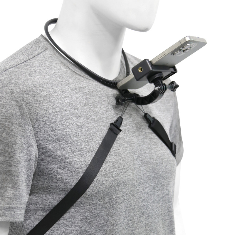 Cycling Collar Type Hanging Neck Mobile Phone Live Broadcast Bracket Sports Camera Gopro 13 Camera Hanging Neck Recorder Bracket Cycling Collar Type Hanging Neck Mobile Phone Live Broadcast Bracket Sports Camera Gopro 13 Camera Hanging Neck Recorder Bracket
