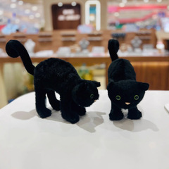 万圣节黑猫惊弓猫公仔南瓜兔披风茄子毛绒玩具儿童生日礼物