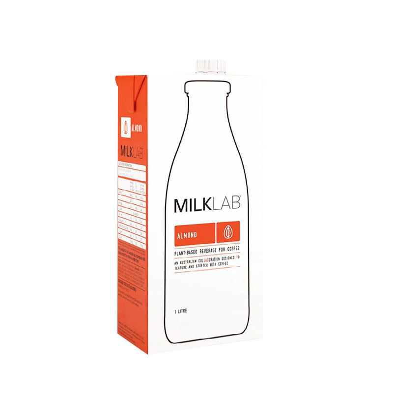 Milklab咖岚 扁桃仁奶1L/瓶咖啡伴侣冲泡拿铁拉花调味休闲咖啡店