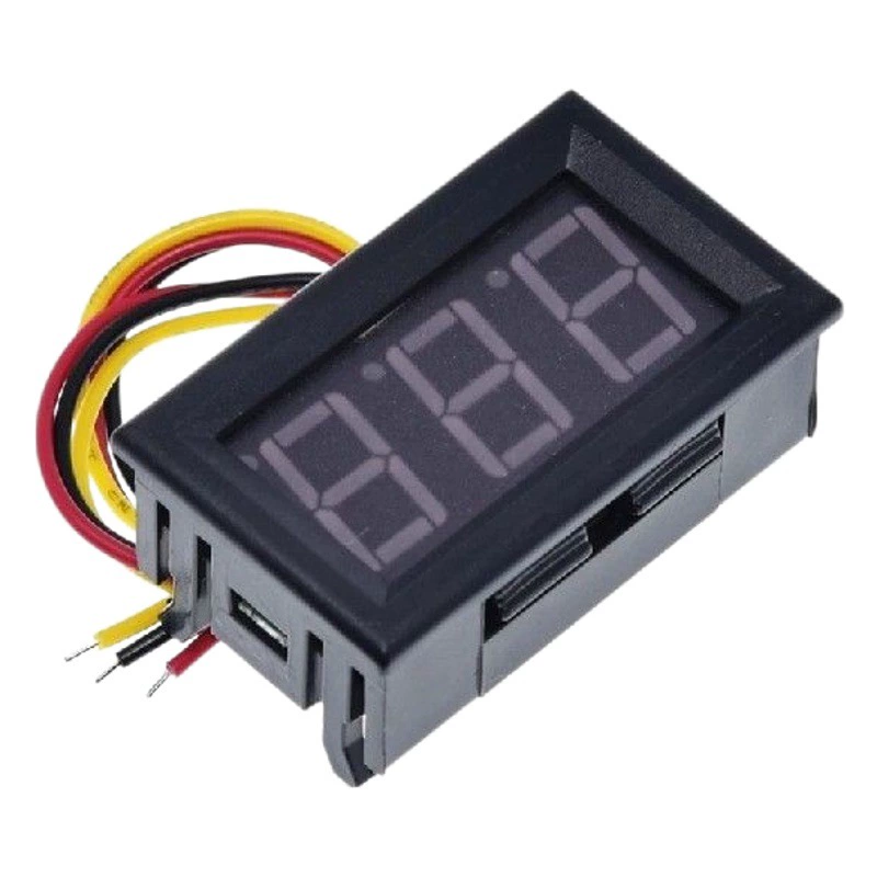 HKS трехпроводная головка вольтметра постоянного тока DC 0-100V Цифровой вольтметр 0,56 lED цифровая трубка цифровой дисплей измерительная головка