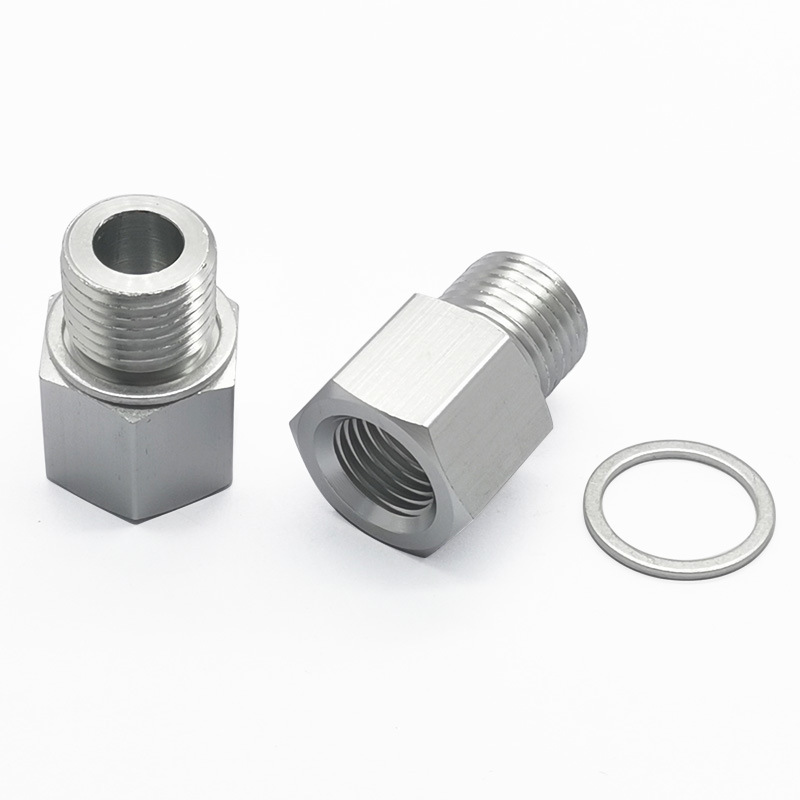Modificación del automóvil M16 * 1.5 rosca externa a 1/4 NPT rosca interna ls adaptador de presión de aceite conector