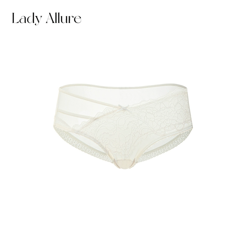 2025 style gentle veil* sexy lace traceless mesh spliced ​​breathable nude shorts pure underwear
