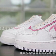 女款 莆田纯原空军马卡龙AF1轻质厚底轻便增高女鞋小白鞋休闲鞋子