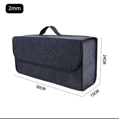 Car Trunk Storage Bag Cross-border Collating Storage Bag Foldable Storage Box Laptop Kit (Car storage bag/box) - 502415-cm-2mm-thick