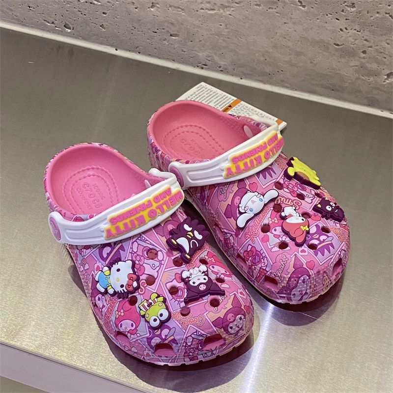 Girls' Shoes Kt Cat Ice and Snow Wear-Resistant Ultra-Light Soft Sole Non-Slip Outdoor Leisure Home Beach Kidsren's Sandals