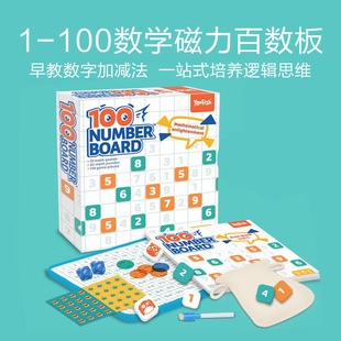 Yaofish磁力百数板蒙氏教育1-100数字加减法板数学启蒙益智玩具-阿里巴巴