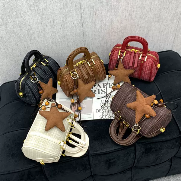 Fall/Winter 2026 New Boston Bag, High-Quality Niche Handbag, Fashionable Versatile Crossbody Bag, Pillow Small Bag