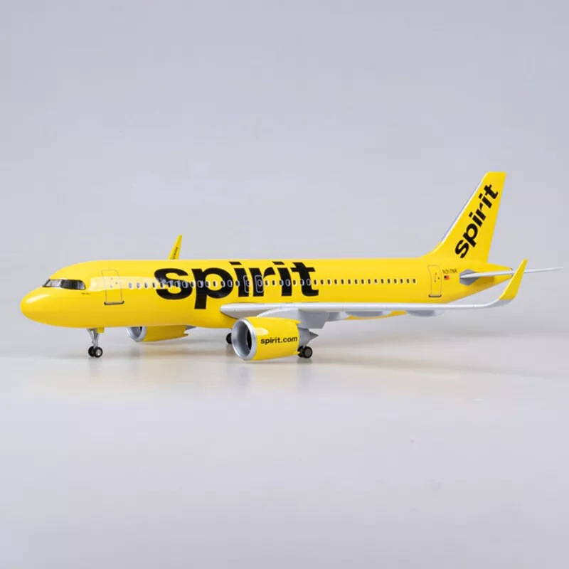 Spirit Aviation Scale 1:80 47cm A320 Air Spirit Aircraft Model Office Ornaments