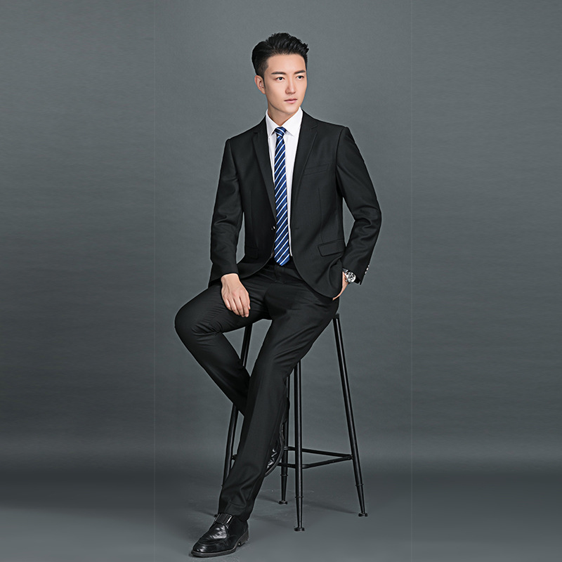 Traje traje profesional de los hombres mejor hombre estilo coreano novio boda negocio formal desgaste chaqueta delgada casual pequeño traje de verano